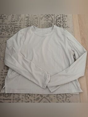 Lululemon Slate Grey Long Sleeve Top